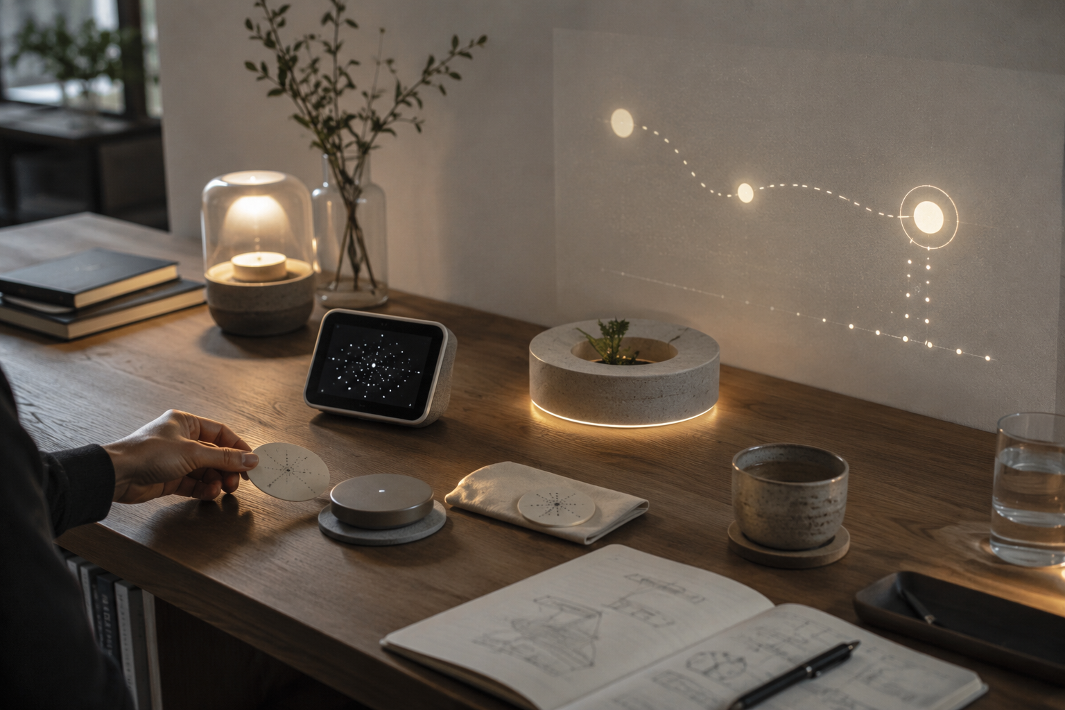 Tangible Ambient Interfaces research illustration